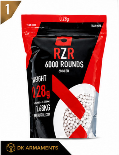 Nuprol rzr 28g airsoft bbs - airsoft,