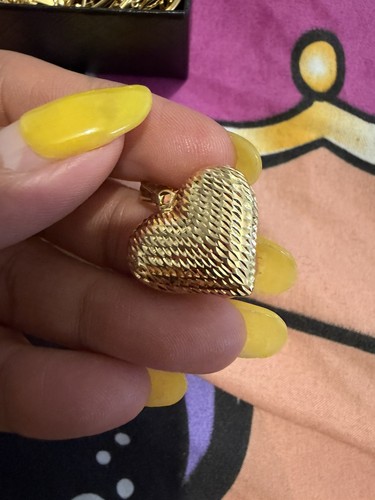 Real 18k saudi gold heart - real,