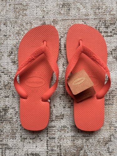 Red orange havaianas flip - orange,