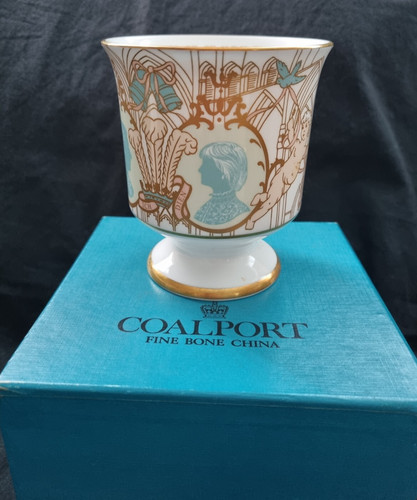 Coalport royal memorial goblet - coalport,
