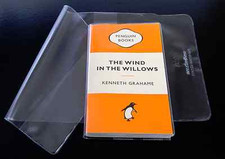 10x CLEAR PLASTIC PAPERBACK BOOK COVERS – 180mm for Paperbacks, Reusable