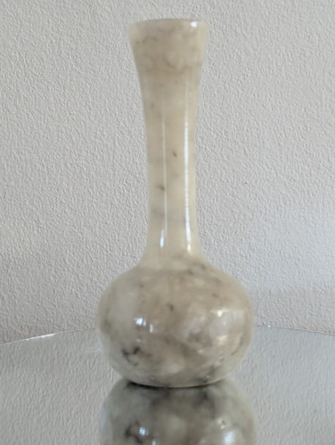 Egyptian alabaster bud vase - egyptian,