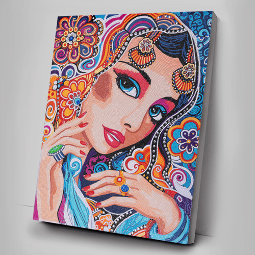 Maharani crystal art canvas - art,