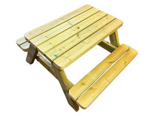 Kids Wooden Picnic Table