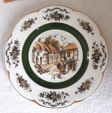 Ascot Vintage Decorative Wood and Sons Service Wall Plate 10" Diameter