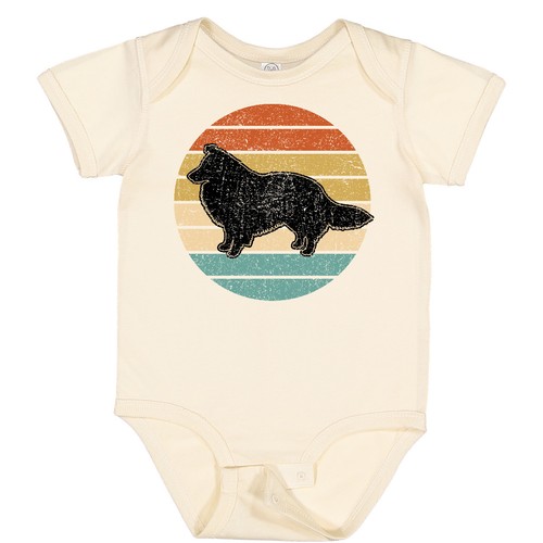 Inktastic sheltie dog - dog, retro