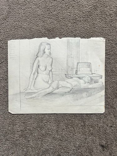 Vintage 1940s pencil - 1940s, drawing