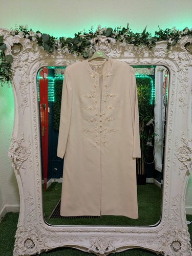 Condici buttermilk long coat - buttermilk,