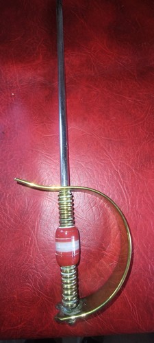 Antique brass handle fire - antique,
