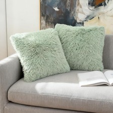 2-Pack Faux Fur Cushion Covers