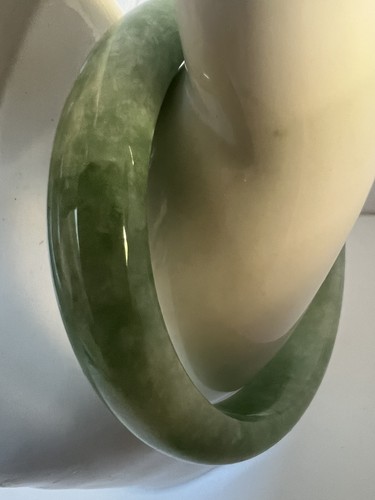 Genuine jade bangle bracelet - bangle,