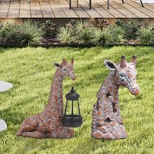 Giraffe Garden Statue with