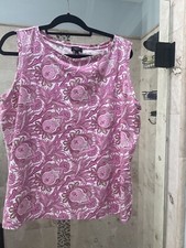 Talbots Cute White Pink Green