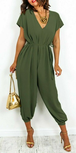 Womens jumpsuit ladies vneck - womens,