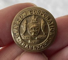 Vintage Brass ~23mm GLASGOW