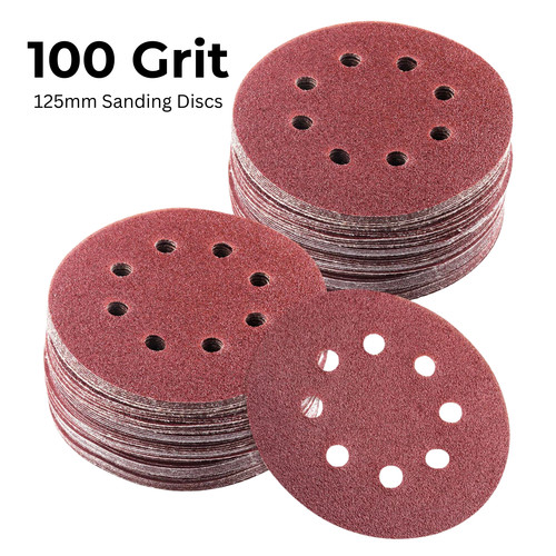 125mm sanding discs 100 - 125mm, grit