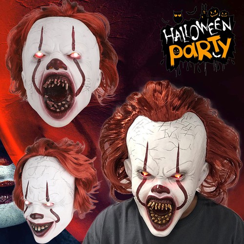 Halloween clown mask - halloween, pennywise