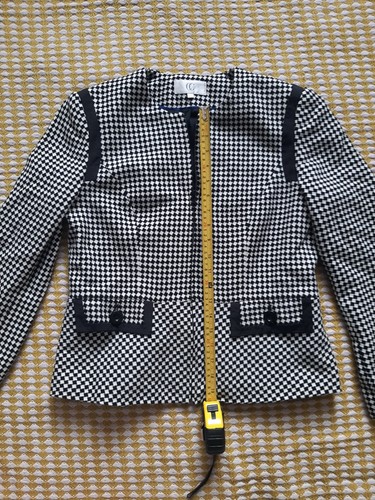 Vintage wool jacket dogtooth