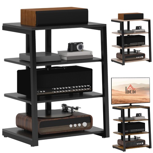 Homcom industrial hifi - hifi, stand
