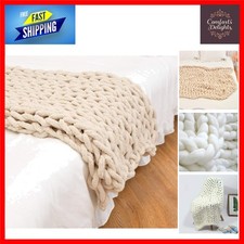 Luxurious Chunky Knit Throw