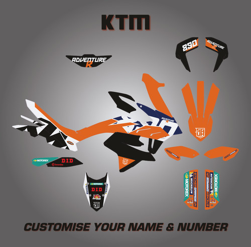 Ktm adventure graphics - r,