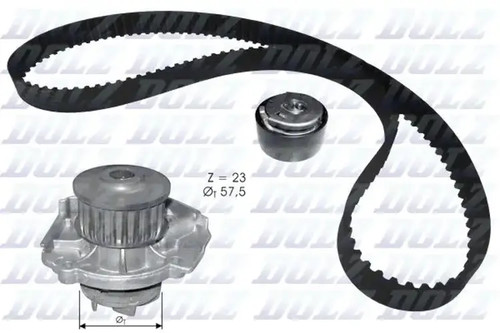 Timing belt kit water pump - +,