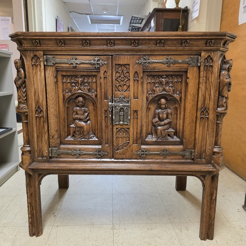 Antique french gothic revival - french,