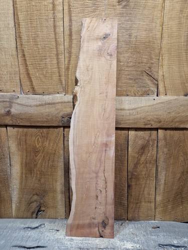 Live edge yew slab - edge,