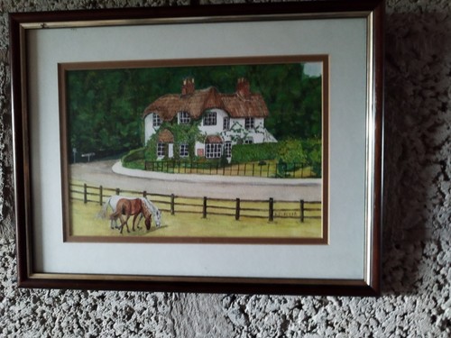 Original signed watercolour - signed,