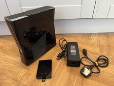 Xbox 360 S Console Slim Model 1439 Fully Working Power Adapter 250GB HDD 2010