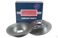 2x Rear Solid Brake Discs For