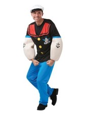 Mens Popeye Sailor Man Costume