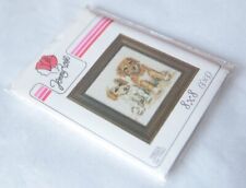 Tiny Jenny Rose 8 x 8 Cross Stitch Kit 93024 Puppies