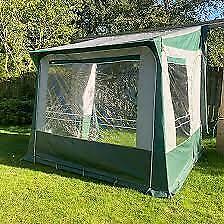 NR Porch Awning Aquarius Green Alloy Frame