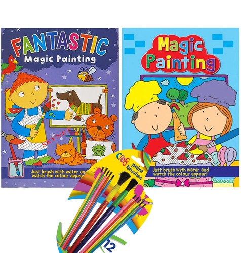 Magic painting colouring - a4,