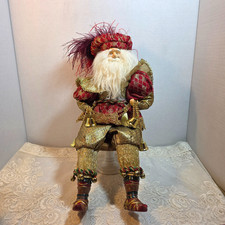 Jester Santa Elf Poseable Doll