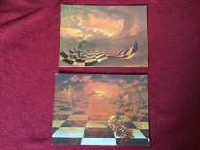 Vintage 1980s/1990s ATHENA Postcards, Solar Offering, Spectre de la Rose