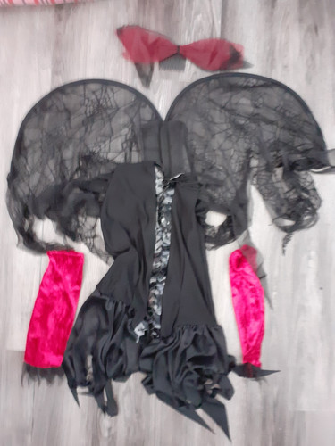 Halloween black costume - halloween, spider