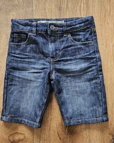 Boys blue denim shorts - blue, size