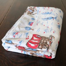 2.8 m x 1.45 m (full width) unused piece Cath Kidston COWBOY cotton duck fabric