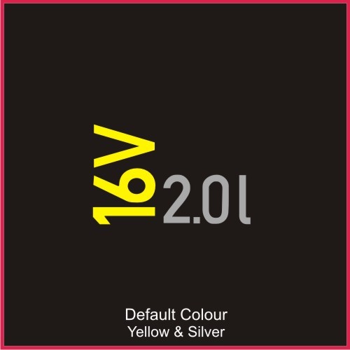 Clio engine cover decal - engine,