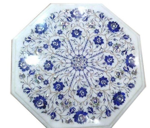 White marble table top - table,