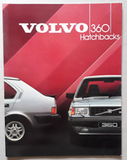 Volvo 360 Hatchbacks Brochure