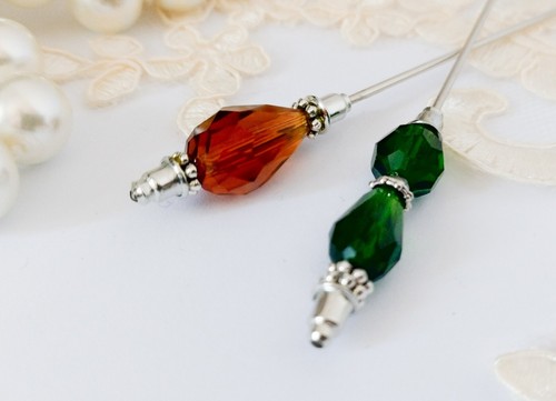 2pcs vintage inspired hat pin - vintage,