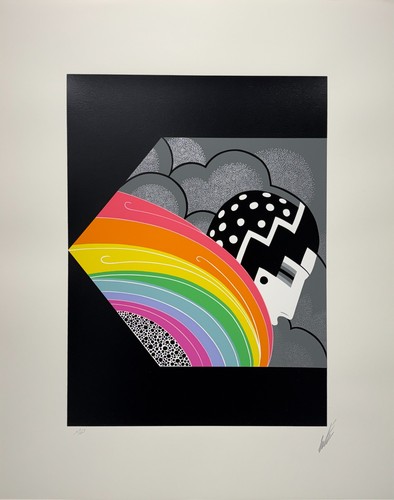 Erte tempest serigraph 1978 - erte,