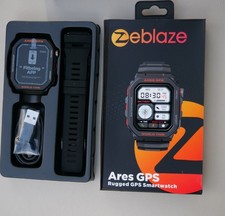 Zeblaze Ares GPR Rugged Smartwatch New black Priced @ £79 Waterproof