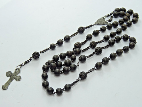 Vintage antique rosary - antique, bead
