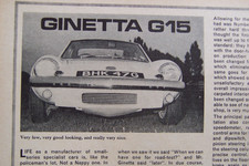 GINETTA G 15 1968 ORIGINAL