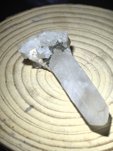 Natural clear quartz point - natural,