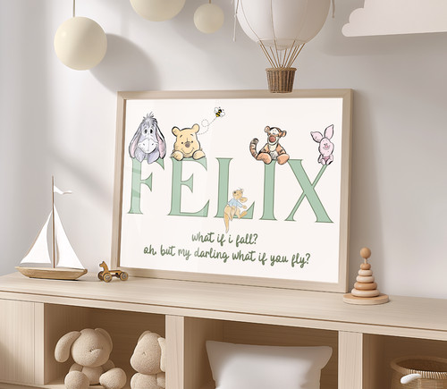 Winnie the pooh - the, wall